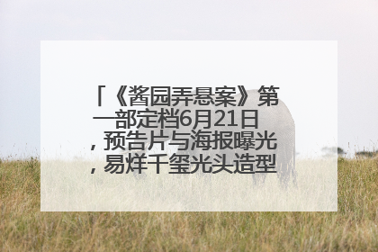 《酱园弄悬案》第一部定档6月21日，预告片与海报曝光，易烊千玺光头造型饰演“周瞎子”
