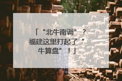 “北牛南调”？福建这里打起了“牛算盘”！