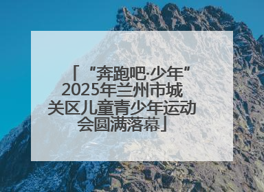 “奔跑吧·少年”2025年兰州市城关区儿童青少年运动会圆满落幕