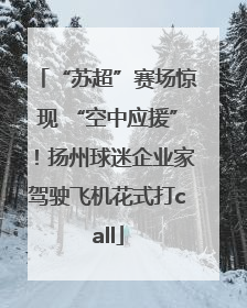 “苏超”赛场惊现 “空中应援”！扬州球迷企业家驾驶飞机花式打call