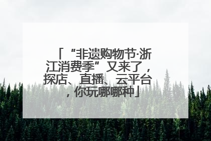 “非遗购物节·浙江消费季”又来了，探店、直播、云平台，你玩哪哪种