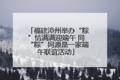 福建漳州举办“粽”情满满迎端午 同“粽”同源是一家端午联谊活动