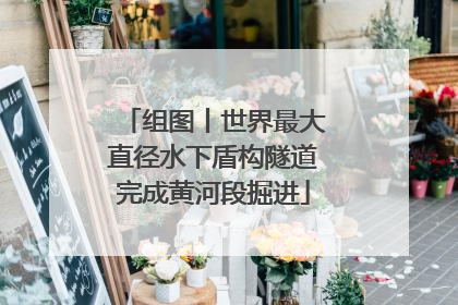 组图丨世界最大直径水下盾构隧道完成黄河段掘进