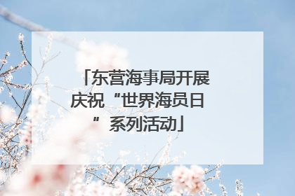 东营海事局开展庆祝“世界海员日”系列活动