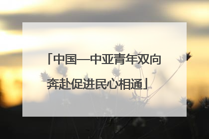 中国—中亚青年双向奔赴促进民心相通