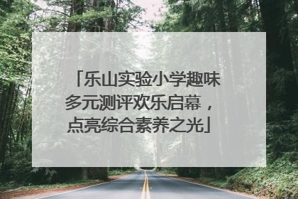 乐山实验小学趣味多元测评欢乐启幕，点亮综合素养之光