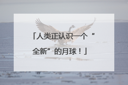 人类正认识一个“全新”的月球！