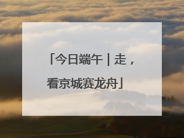 今日端午｜走，看京城赛龙舟