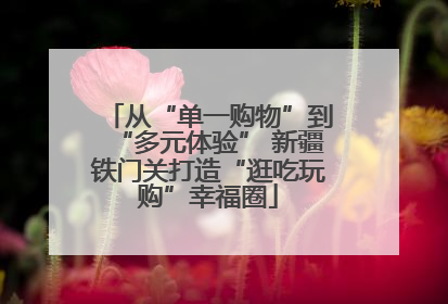 从“单一购物”到“多元体验” 新疆铁门关打造“逛吃玩购”幸福圈
