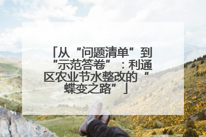 从“问题清单”到“示范答卷”：利通区农业节水整改的“蝶变之路”