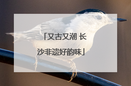 又古又潮 长沙非遗好韵味