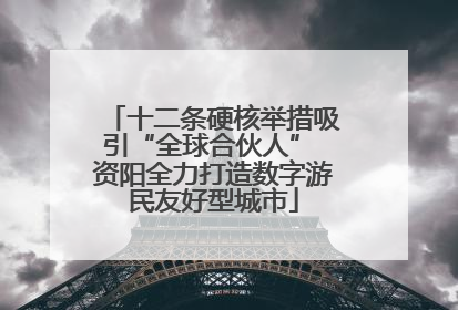十二条硬核举措吸引“全球合伙人” 资阳全力打造数字游民友好型城市