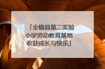 全椒县第二实验小学劳动教育基地收获成长与快乐