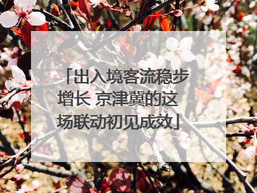出入境客流稳步增长 京津冀的这场联动初见成效