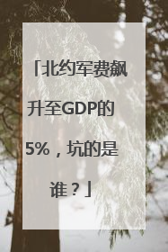 北约军费飙升至GDP的5%，坑的是谁？