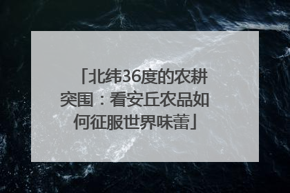 北纬36度的农耕突围：看安丘农品如何征服世界味蕾