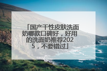 国产干性皮肤洗面奶哪款口碑好，好用的洗面奶推荐2025，不要错过