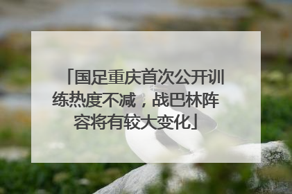 国足重庆首次公开训练热度不减，战巴林阵容将有较大变化