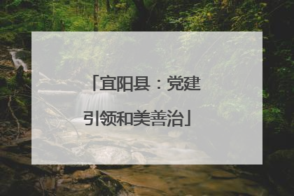 宜阳县：党建引领和美善治