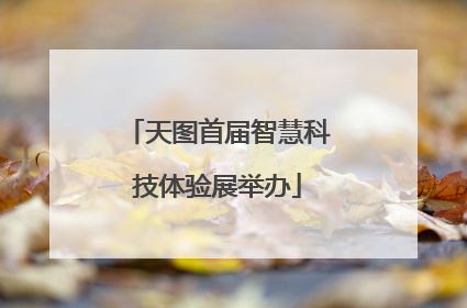 天图首届智慧科技体验展举办