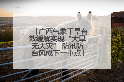 广西气象干旱有效缓解实现“大旱无大灾” 防汛防台风成下一重点