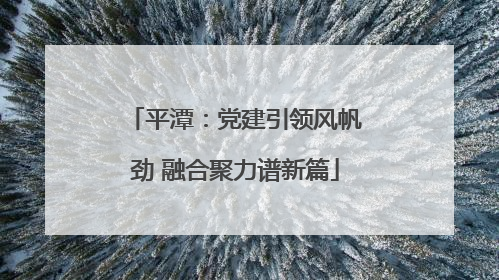 平潭：党建引领风帆劲 融合聚力谱新篇