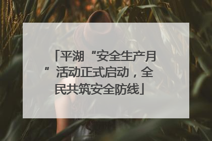 平湖“安全生产月”活动正式启动，全民共筑安全防线
