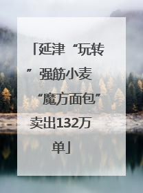 延津“玩转”强筋小麦 “魔方面包”卖出132万单