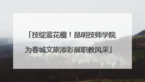 技绽蓝花楹！昆明技师学院为春城文旅添彩展职教风采
