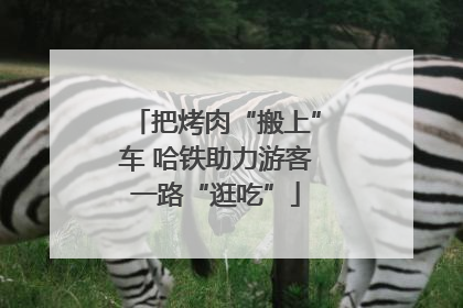 把烤肉“搬上”车 哈铁助力游客一路“逛吃”