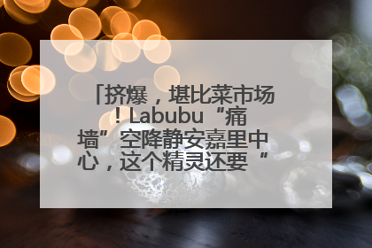 挤爆，堪比菜市场！Labubu“痛墙”空降静安嘉里中心，这个精灵还要“突袭”便利店？