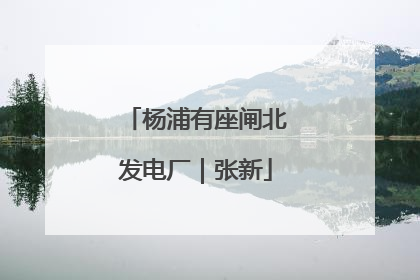 杨浦有座闸北发电厂｜张新