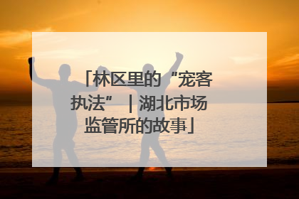 林区里的“宠客执法”｜湖北市场监管所的故事