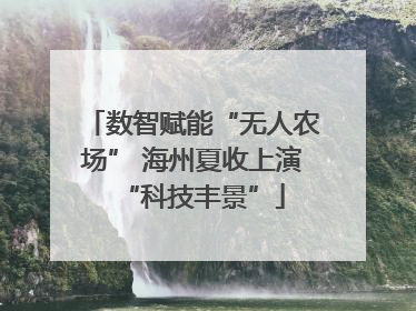数智赋能“无人农场” 海州夏收上演“科技丰景”
