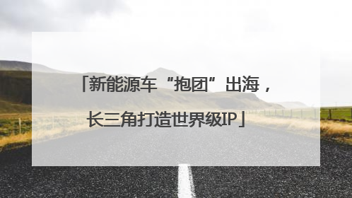 新能源车“抱团”出海，长三角打造世界级IP