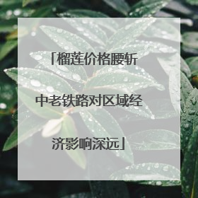 榴莲价格腰斩 中老铁路对区域经济影响深远