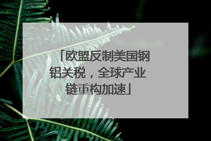 欧盟反制美国钢铝关税，全球产业链重构加速