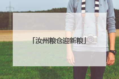 汝州粮仓迎新粮