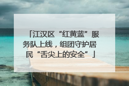 江汉区“红黄蓝”服务队上线，组团守护居民“舌尖上的安全”
