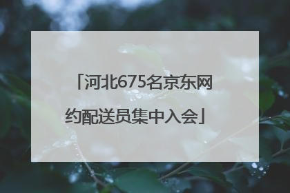 河北675名京东网约配送员集中入会