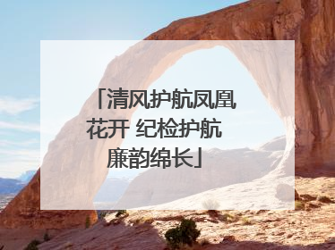 清风护航凤凰花开 纪检护航廉韵绵长