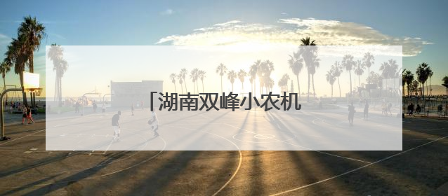 湖南双峰小农机畅销非洲大陆