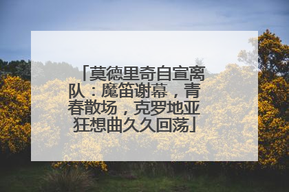 莫德里奇自宣离队:魔笛谢幕,青春散场,克罗地亚狂想曲久久回荡