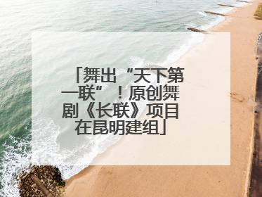 舞出“天下第一联”！原创舞剧《长联》项目在昆明建组