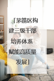 茅箭区构建三级干部培养体系 赋能高质量发展