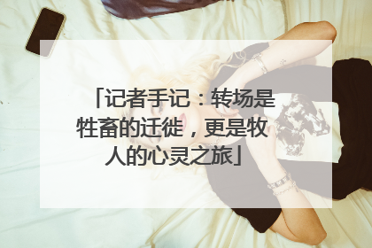 记者手记：转场是牲畜的迁徙，更是牧人的心灵之旅