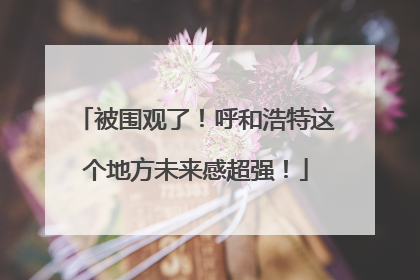 被围观了！呼和浩特这个地方未来感超强！