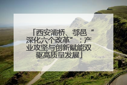 西安灞桥、鄠邑“深化六个改革”：产业攻坚与创新赋能双驱高质量发展