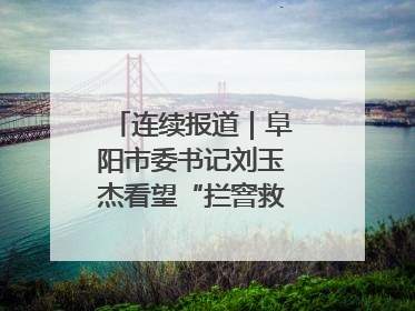 连续报道｜阜阳市委书记刘玉杰看望“拦窨救人”英勇团队