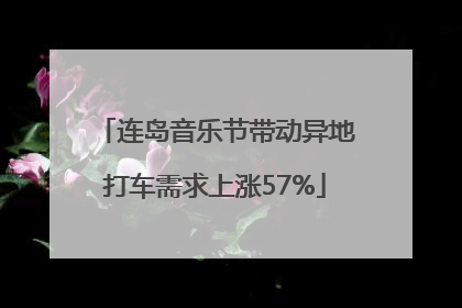 连岛音乐节带动异地打车需求上涨57%
